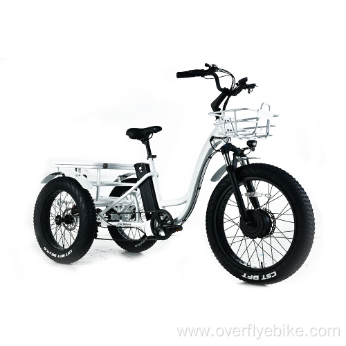 XY-Trio Deluxe fat tire electric tricycle for adults